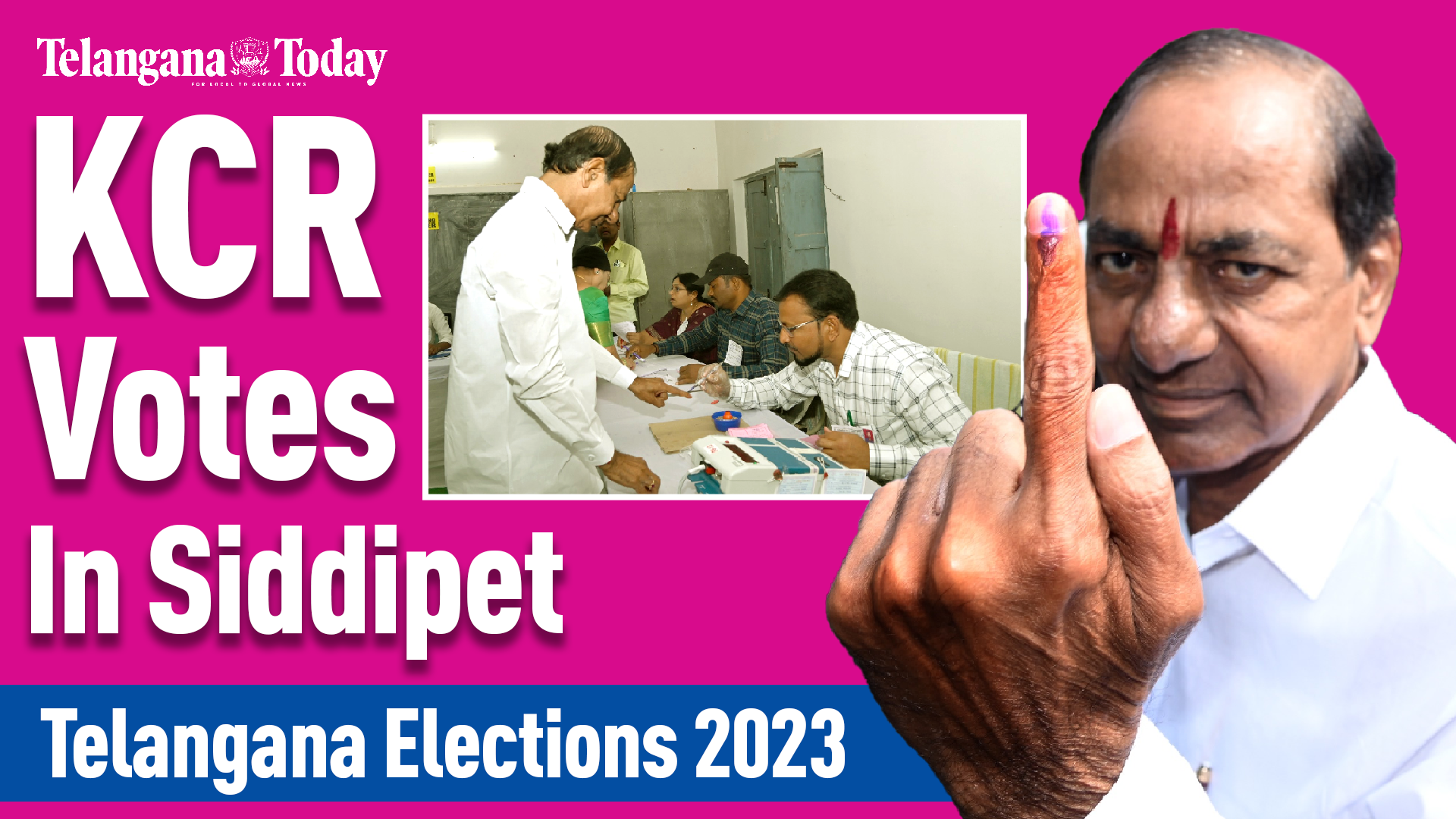 Telangana Assembly Elections: CM KCR Votes In Siddipet | Telangana News