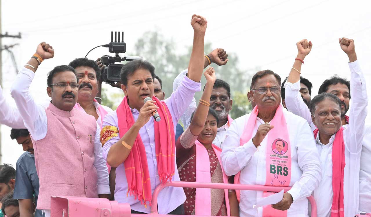 70 roadshows, 30 meetings, 30 interviews, 150 teleconferences: KTR’s campaign in 60 days