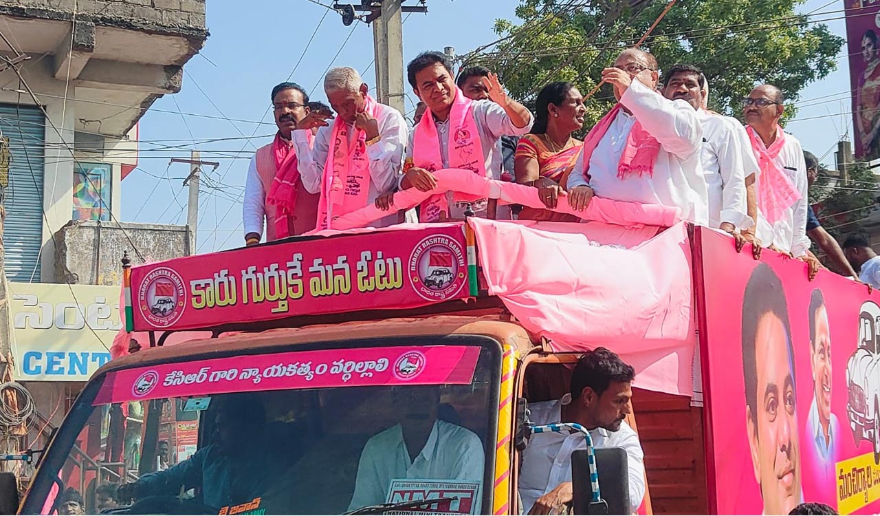 Congress troublemakers for Telangana farmers, says KTR