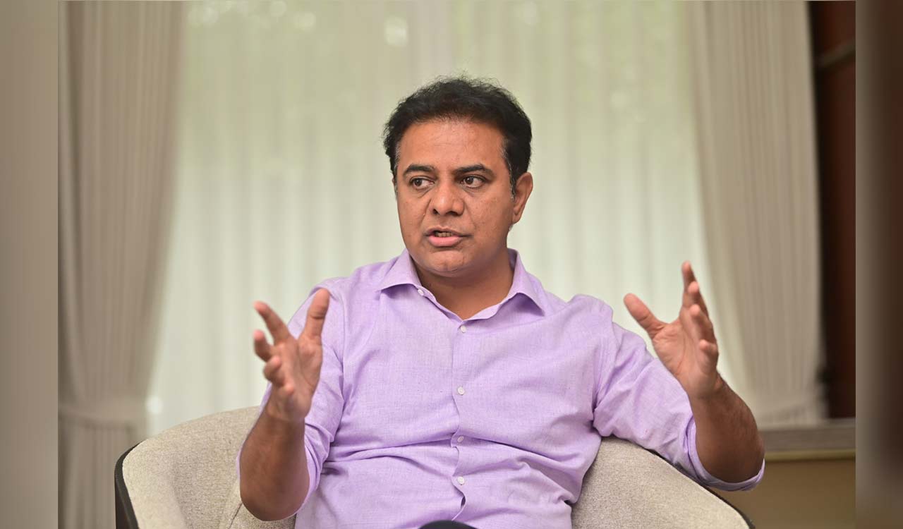 Why change from peace under BRS to communal clashes under Congress, asks KTR