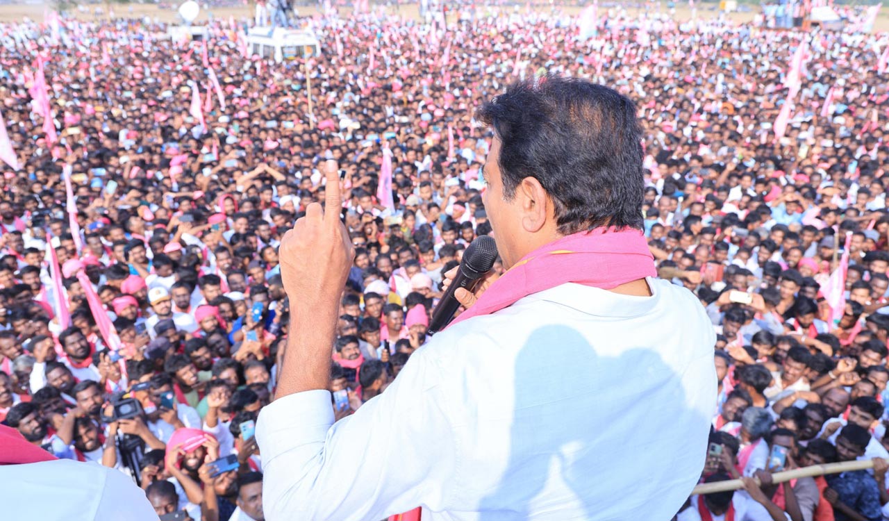 Use vote as weapon to show Congress their place: KTR