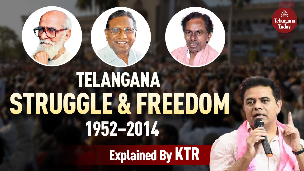 KTR Recalls Telangana Struggle And Freedom (1952–2014) | Congress Injustice To Telangana