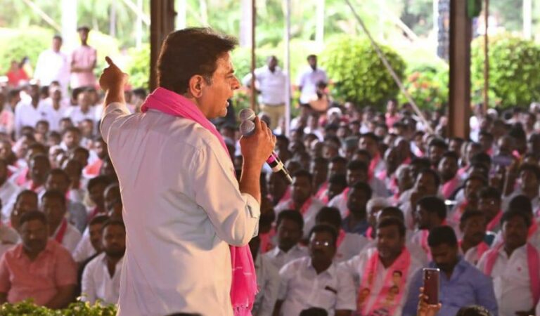 KTR asks electors not to be carried away by false promises of Congress, BJP