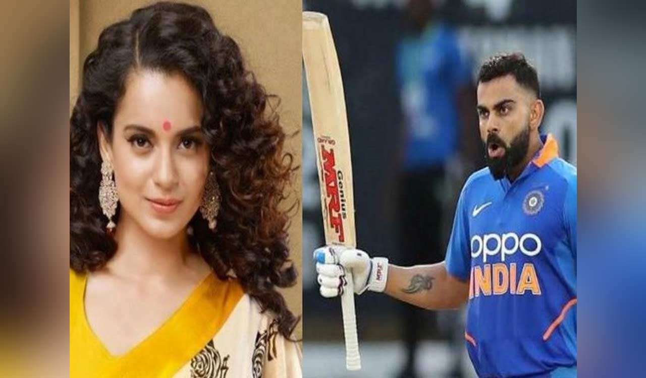 Kangana Ranaut praises Virat Kohli on His 50th ODI century