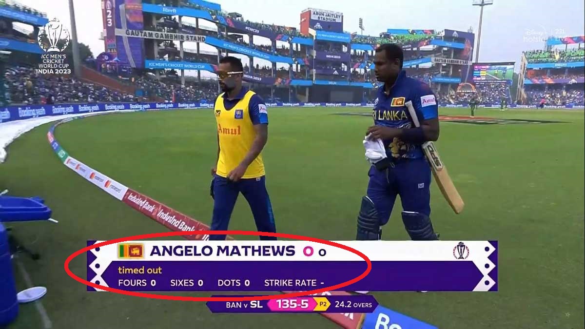 Watch: Angelo Mathews posts his crease arrival video before ‘Timed Out’ dismissal