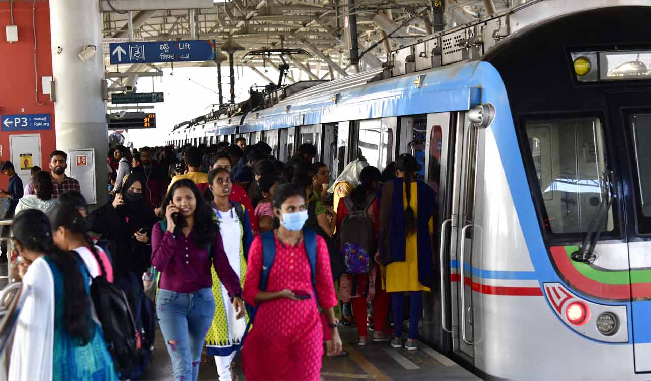 Hyderabad Metro ridership on the rise