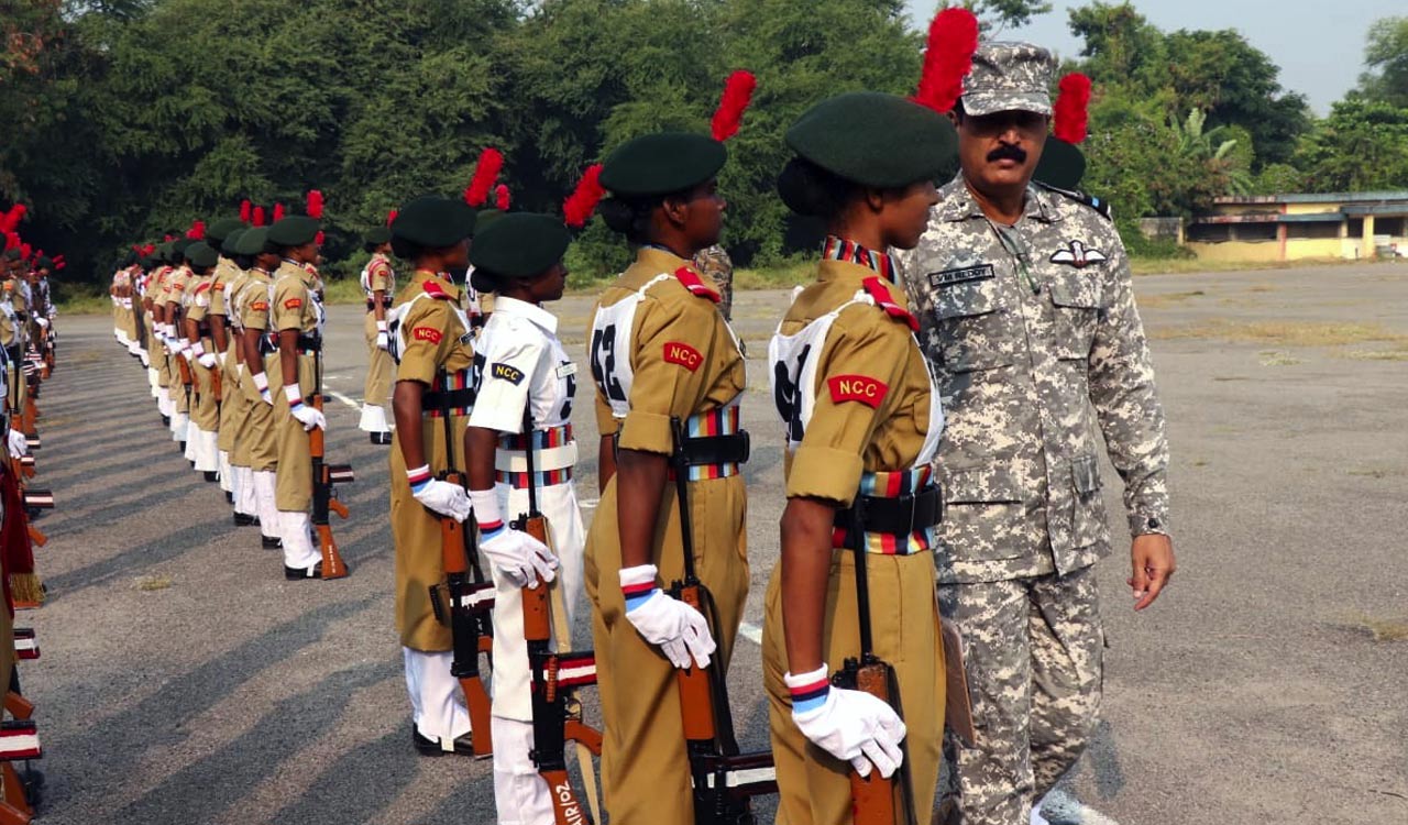 NCC holds Inter Group Competition for Republic Day Camp 2024