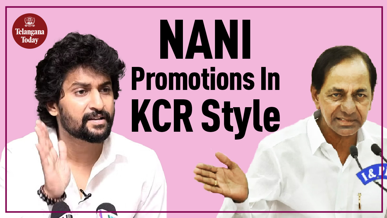 NANI X KCR: Natural Star Promotes ‘Hi Nanna’ In Telangana CM’s Style | Telangana Today