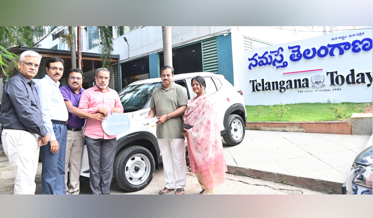 Dasara Shopping Bonanza winner receives Nissan Magnite