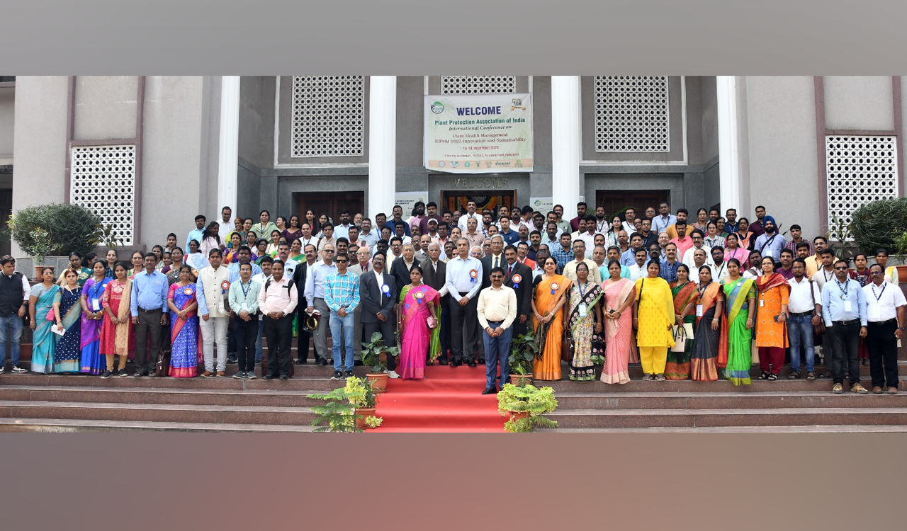 Four-day Int’l Conference on Plant Health Management inaugurated at PJTSAU