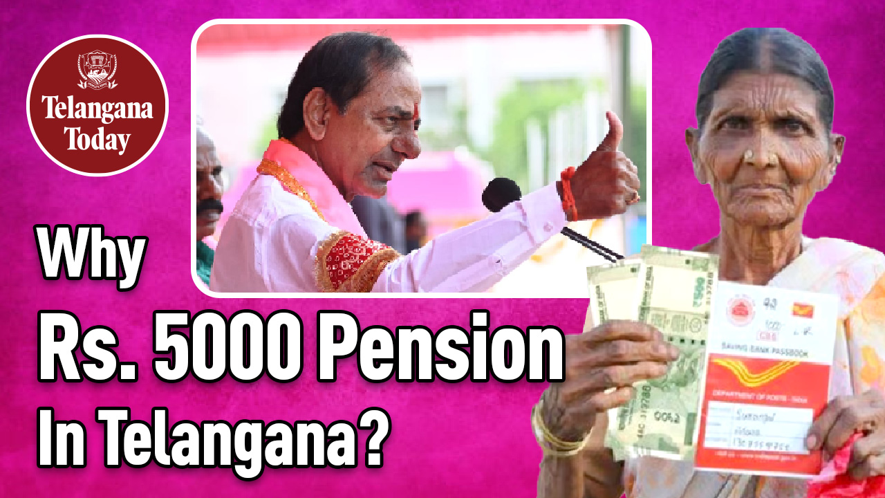 Rs 5000 Pension For Every Poor | KCR Promises To Telangana Public | Telangana Elections 2023