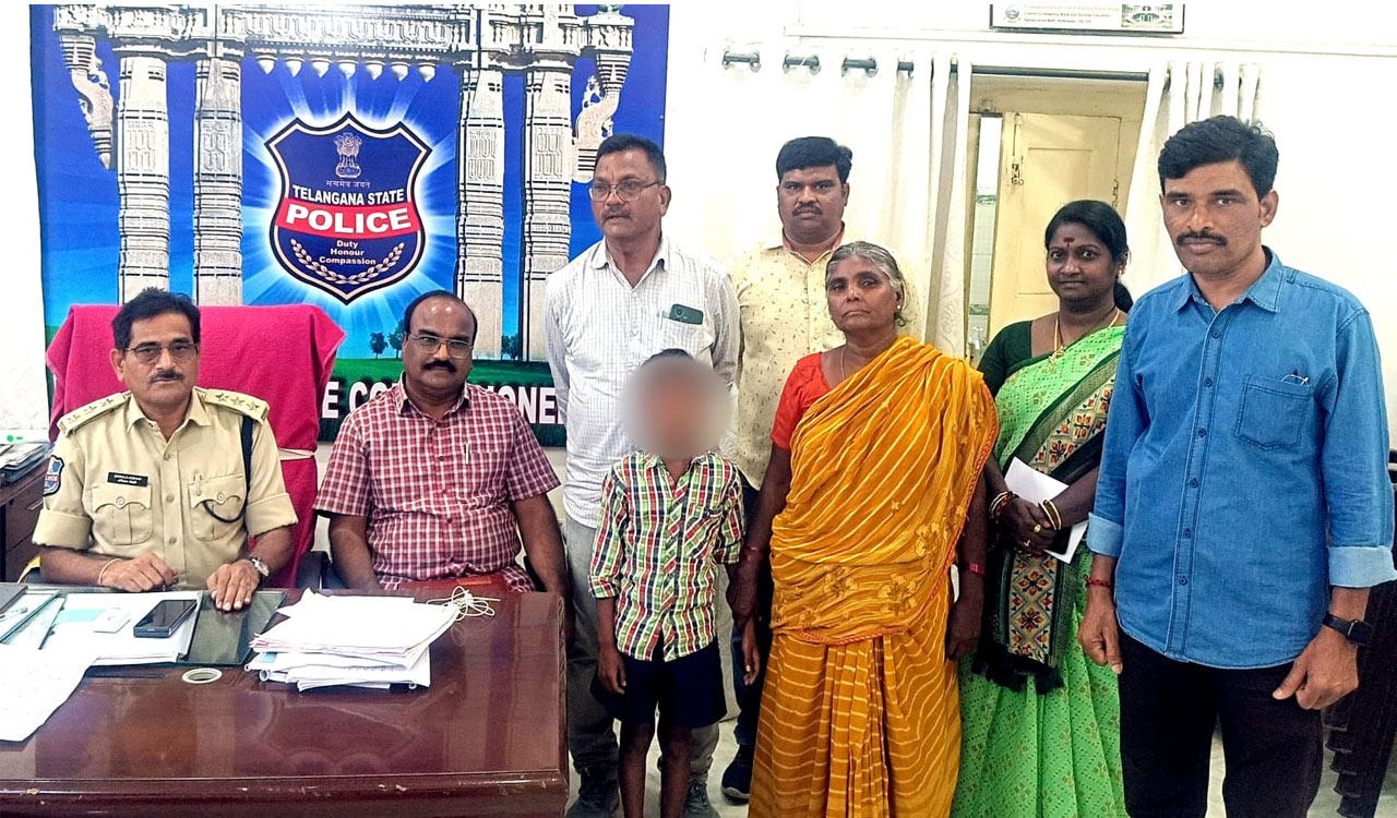 Warangal police rescues boy missing for 8 months