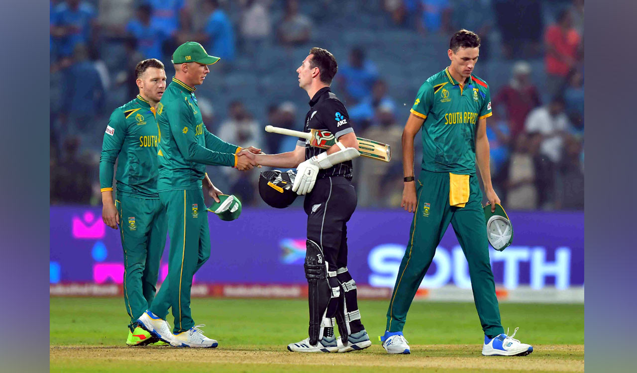 CWC 2023: Belligerent performances from Maharaj, Jansen hand South Africa 190-run victory over NZ