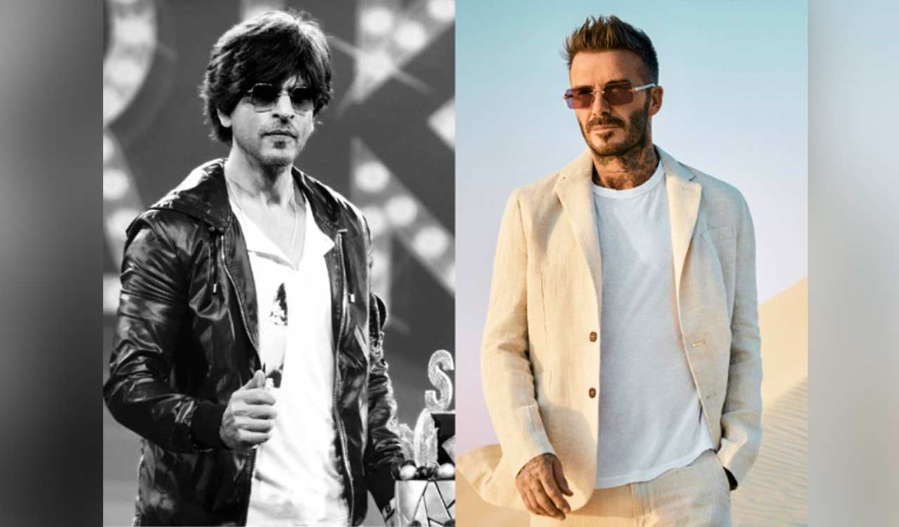 Shah Rukh Khan hosts private party for Football legend David Beckham