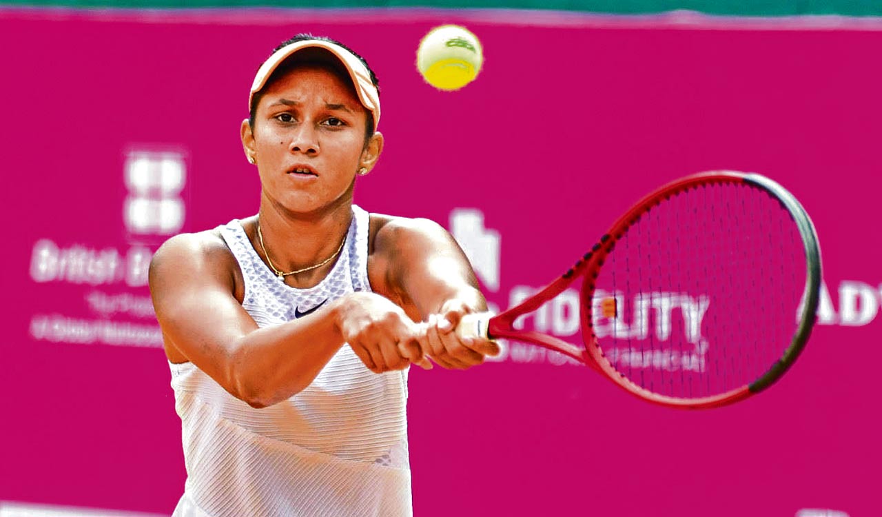 Hyderabad’s Rashmikaa stuns No 2 seed, enters final of ITF Women’s World Tennis tournament