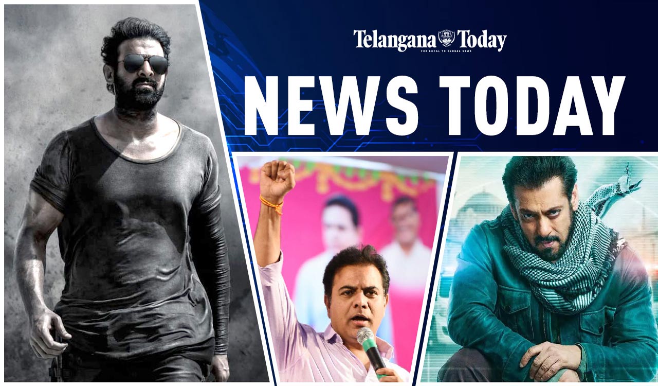 SALAAR Trailer Update, KTR About Telangana IT Sector, And Tiger 3 Update