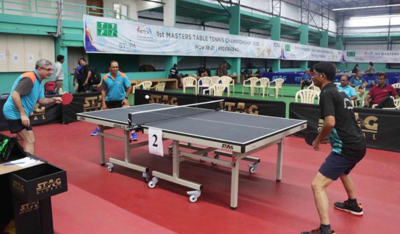 Anil, Sandeep record comfortable wins at Commonwealth Masters Table Tennis Championship