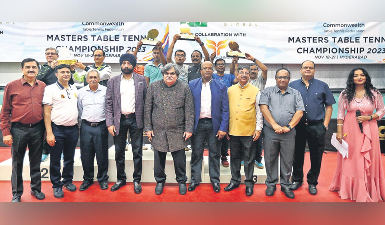 Rizwan emerges winner at Commonwealth Masters Table Tennis Championship