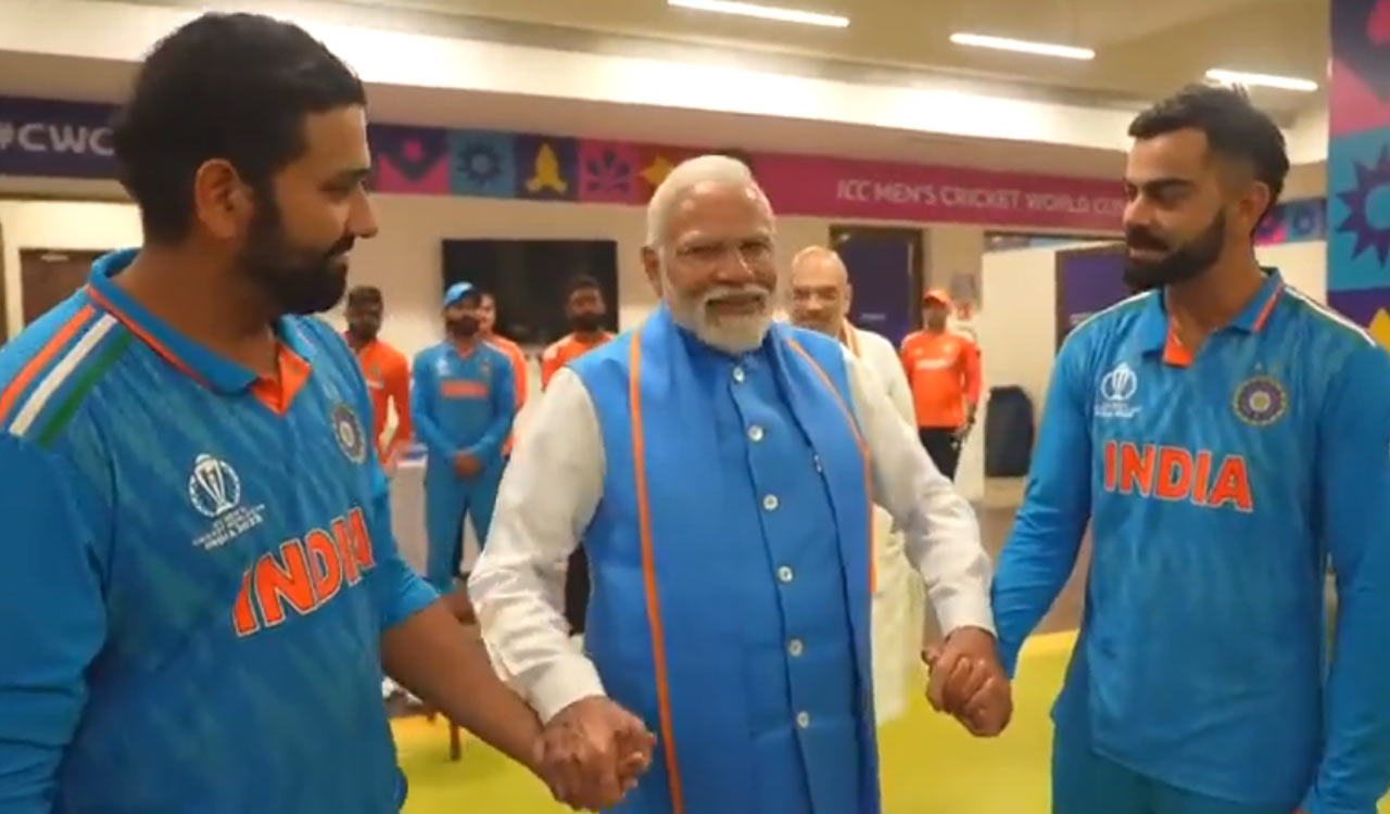 Watch: PM Modi interacts with team India after World Cup loss