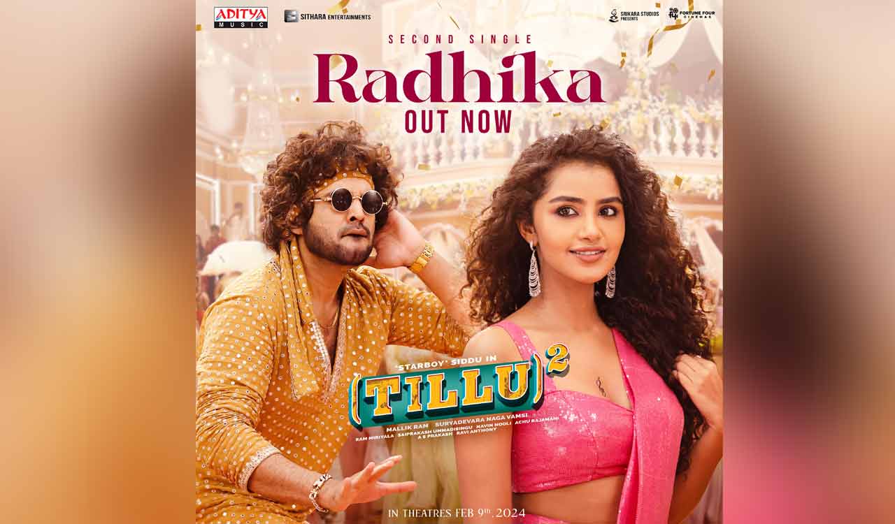 Second single, ‘Radhika’, from Siddhu Jonnalagadda’s ‘Tillu Square’ is catchy and captivating