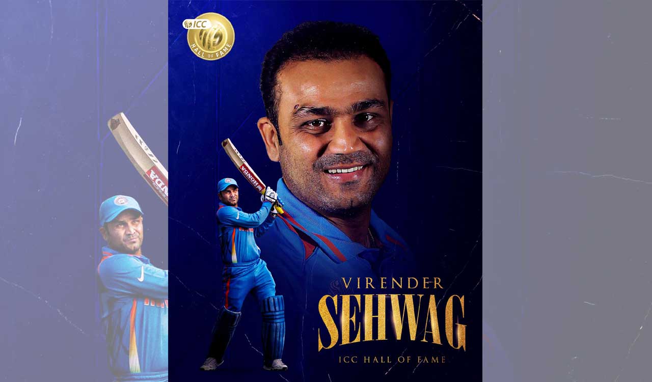 Virender Sehwag inducted into ICC Hall of Fame