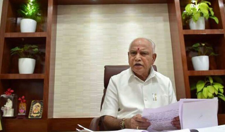 “Don’t believe Congress, they will deceive you,” says Yediyurappa