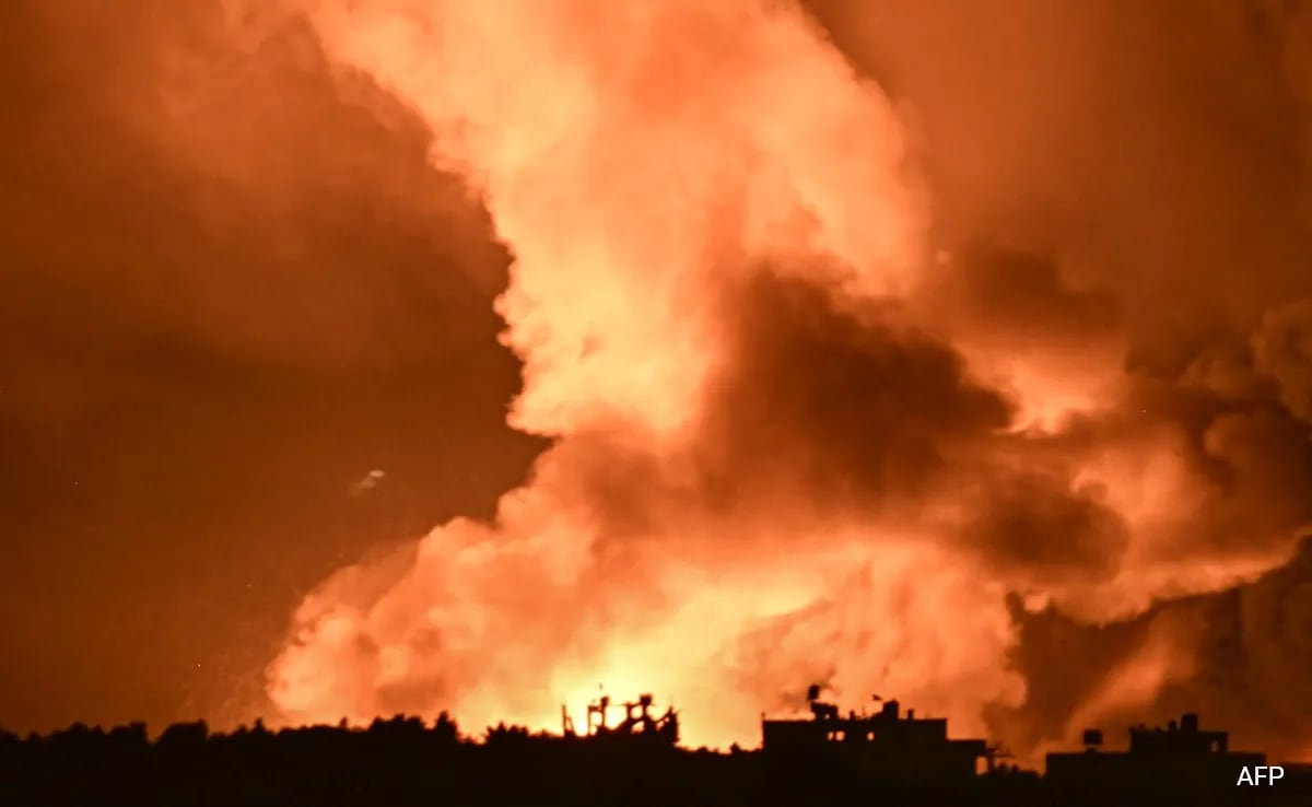 Cut Gaza Strip Into Two, Says Israel Amid "Significant Strikes"