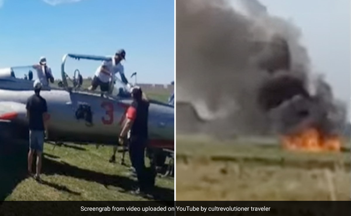 Video: Fighter Jet Bursts Into Flames After Crashing At Argentina Air Show