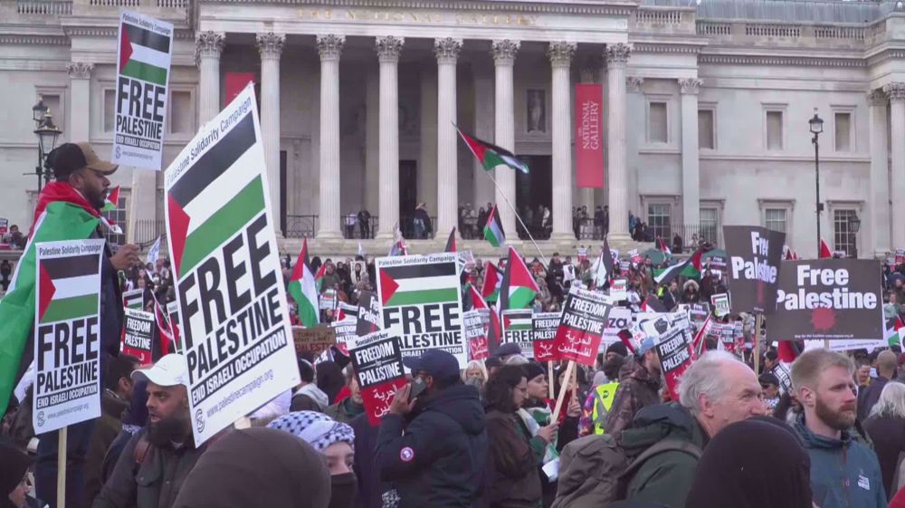 London gripped by Palestine solidarity rally