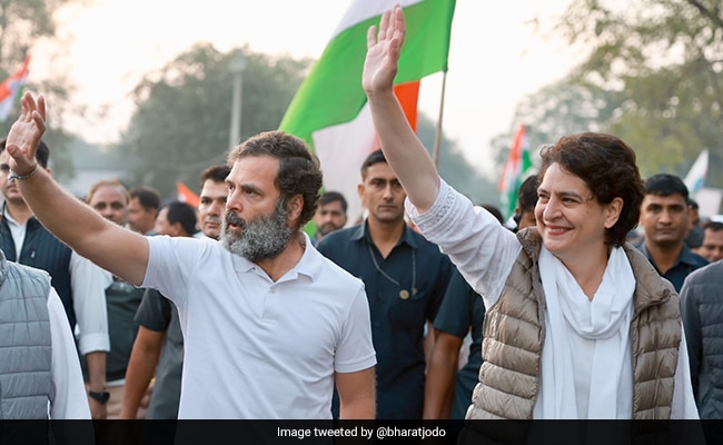 BJP Seeks Action Against Rahul Gandhi, Sister Priyanka For Poll Day Posts