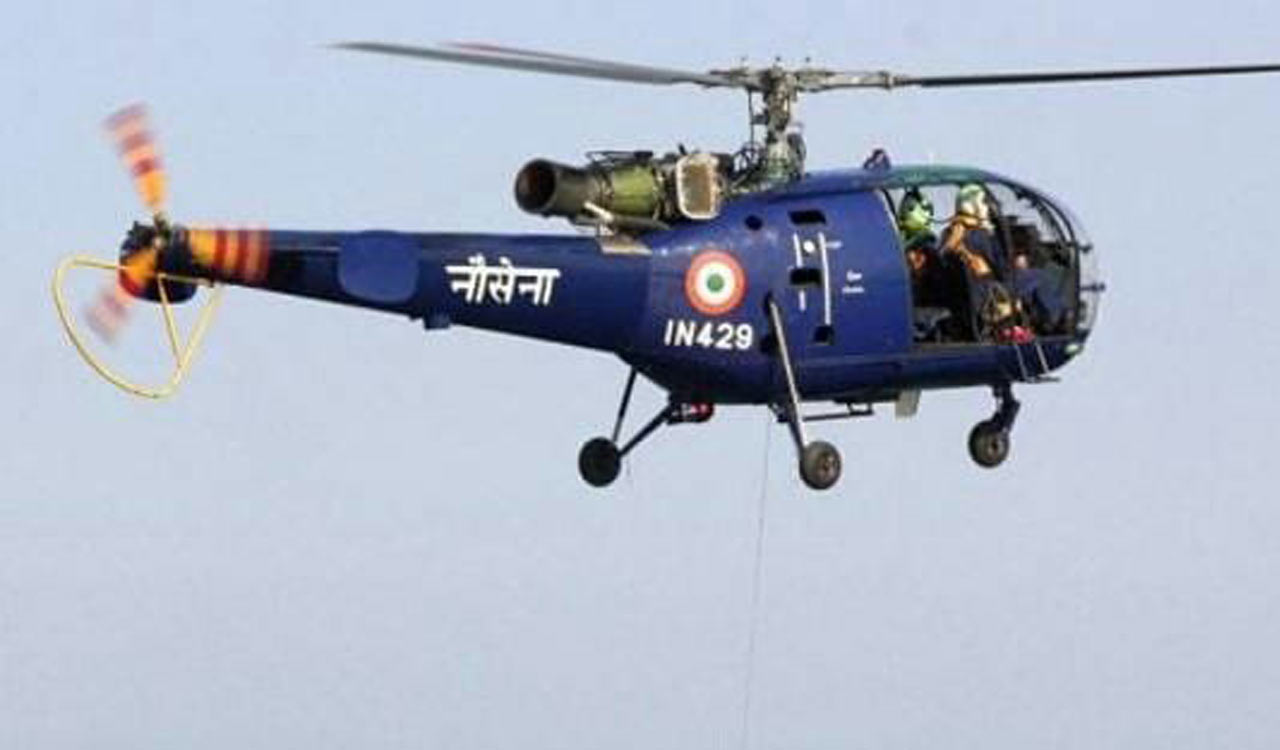 Naval sailor killed in Chetak helicopter crash in Kochi 