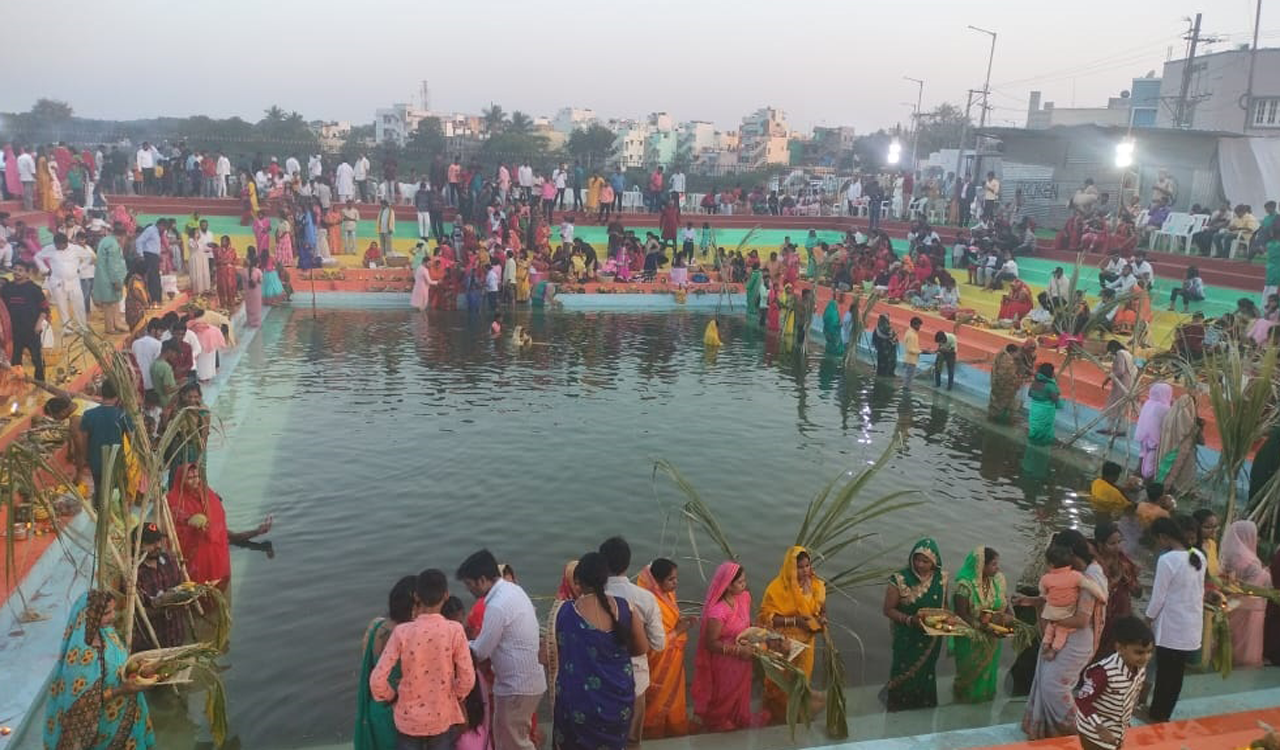 Hyderabad gears up for Chhath Puja festivities