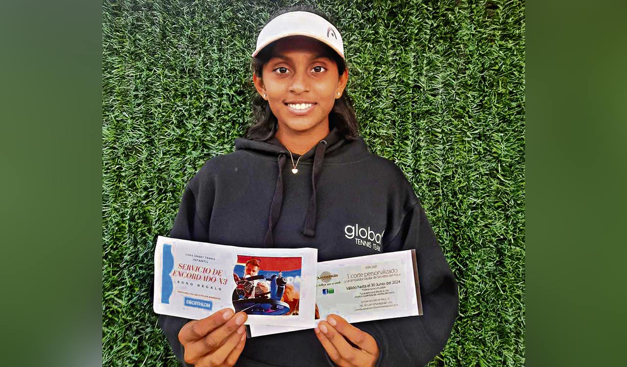 Hyderabad’s Sreemanya clinches women’s singles title at Copa Smart Tennis Tournament