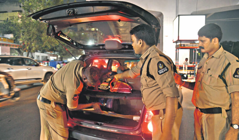 Hyderabad cops intensify model code enforcement