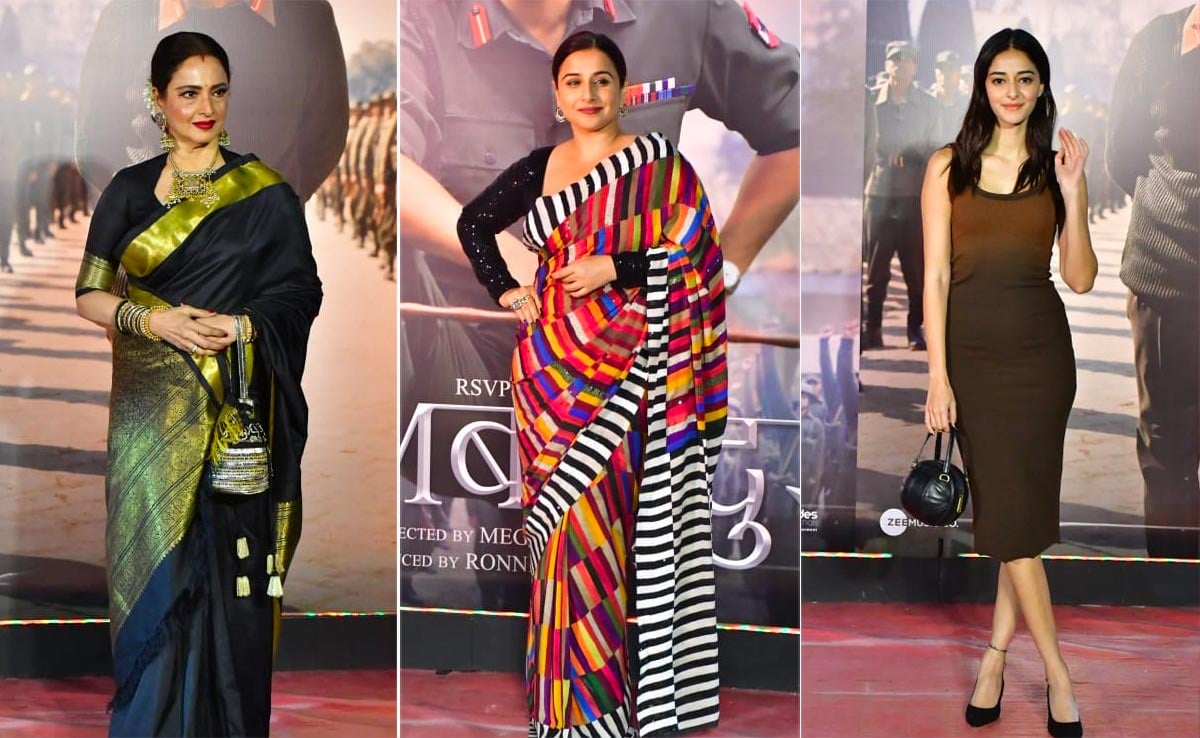 Rekha, Ananya And Vidya Lead Celeb Roll Call At Sam Bahadur Screening