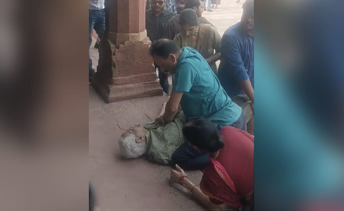 Video: Man Gives CPR To Father At Taj Mahal, Saves His Life