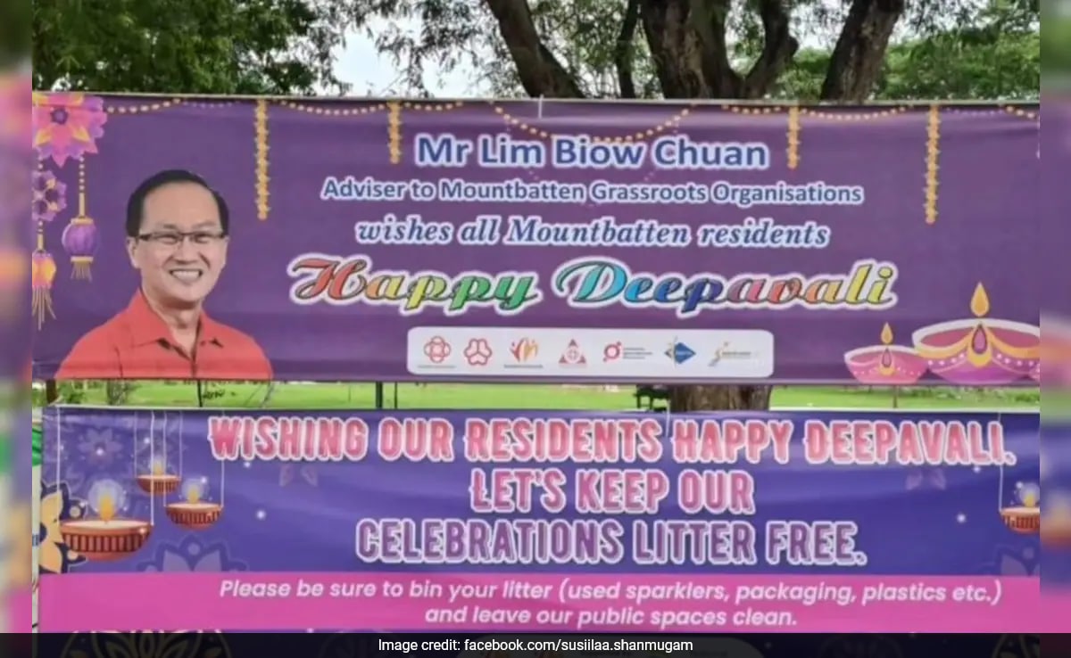 Singapore To Take Down Banners Asking Indians To Clean Up After Diwali