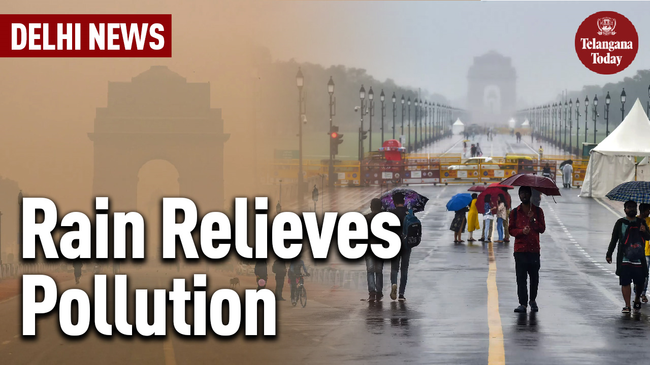 Delhi News: Refreshing Rain Relieves Citizens From Severe Pollution | Delhi Air Pollution