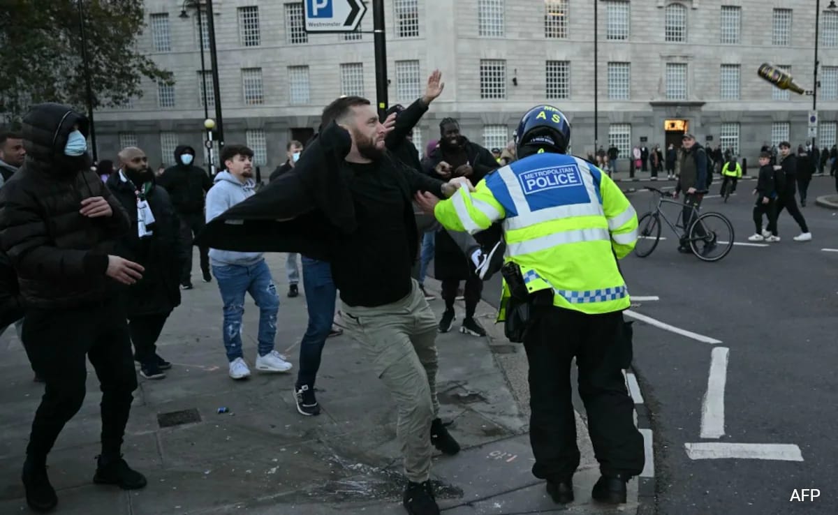 "Unacceptable Scenes": Rishi Sunak Condemns Violence In London