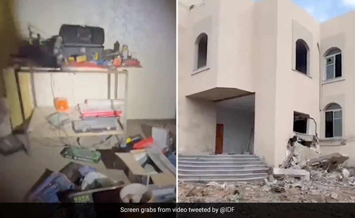 Israel Army Claims It Found Hamas Rocket-Making Lab Inside Gaza Mosque, Shares Video