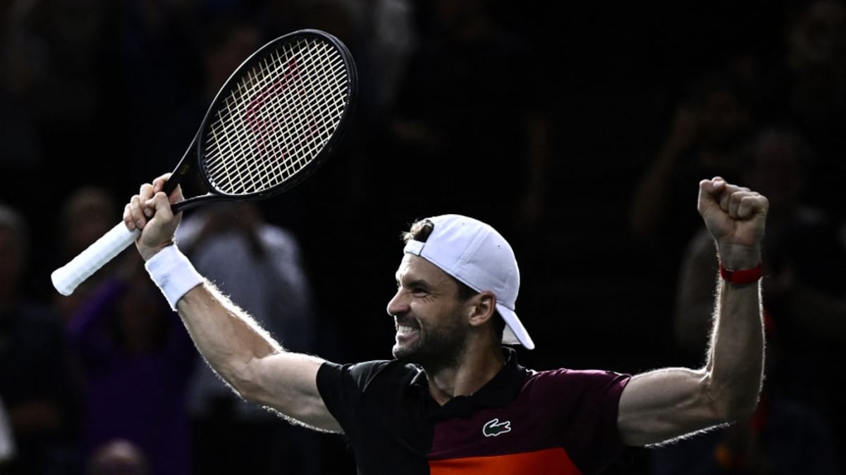 Grigor Dimitrov Holds Off Stefanos Tsitsipas To Reach Paris Masters Final