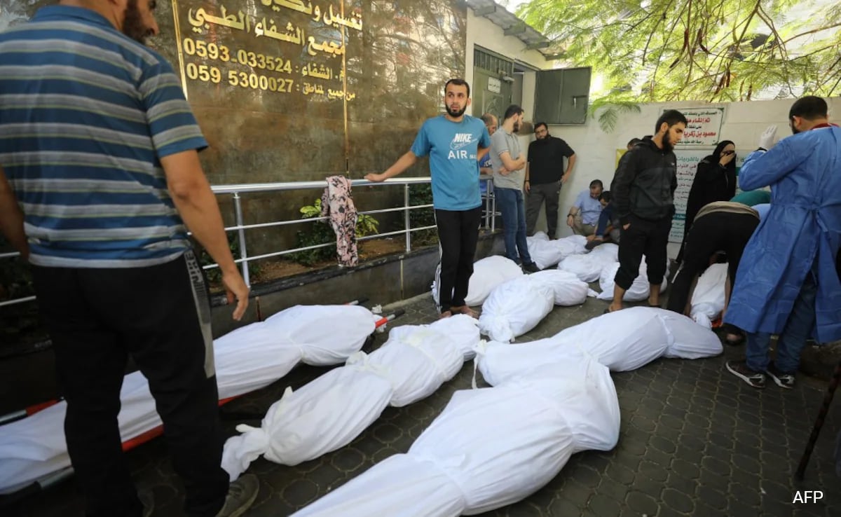 "179 Buried In Mass Grave": Blockaded Gaza Hospital After Fuel Runs Out