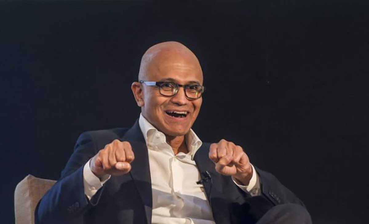 Watch: Up ‘all night’ for Ind vs NZ semis, Satya Nadella goes to Microsoft event sleep deprived