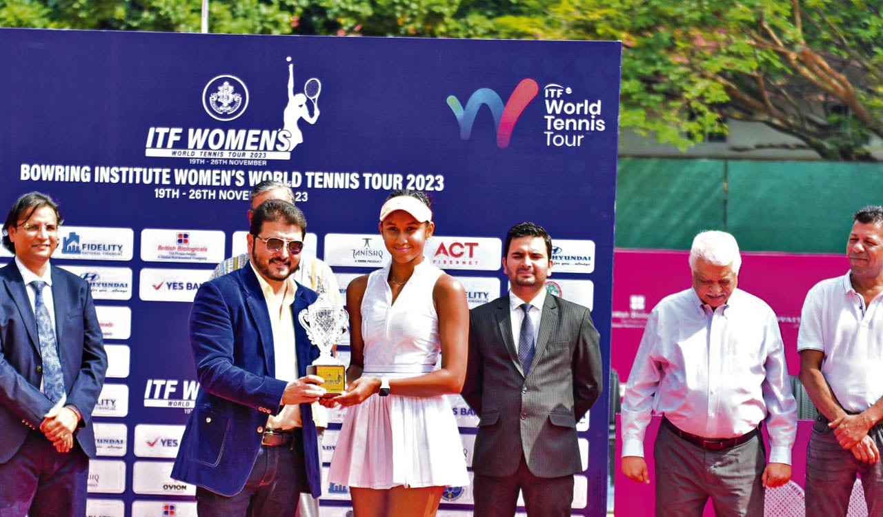 Hyderabad’s Rashmikaa bags maiden ITF title