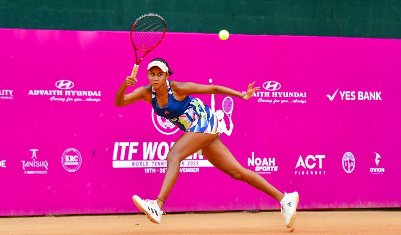 Hyderabad tennis player Rashmikaa eyes more success after maiden ITF title