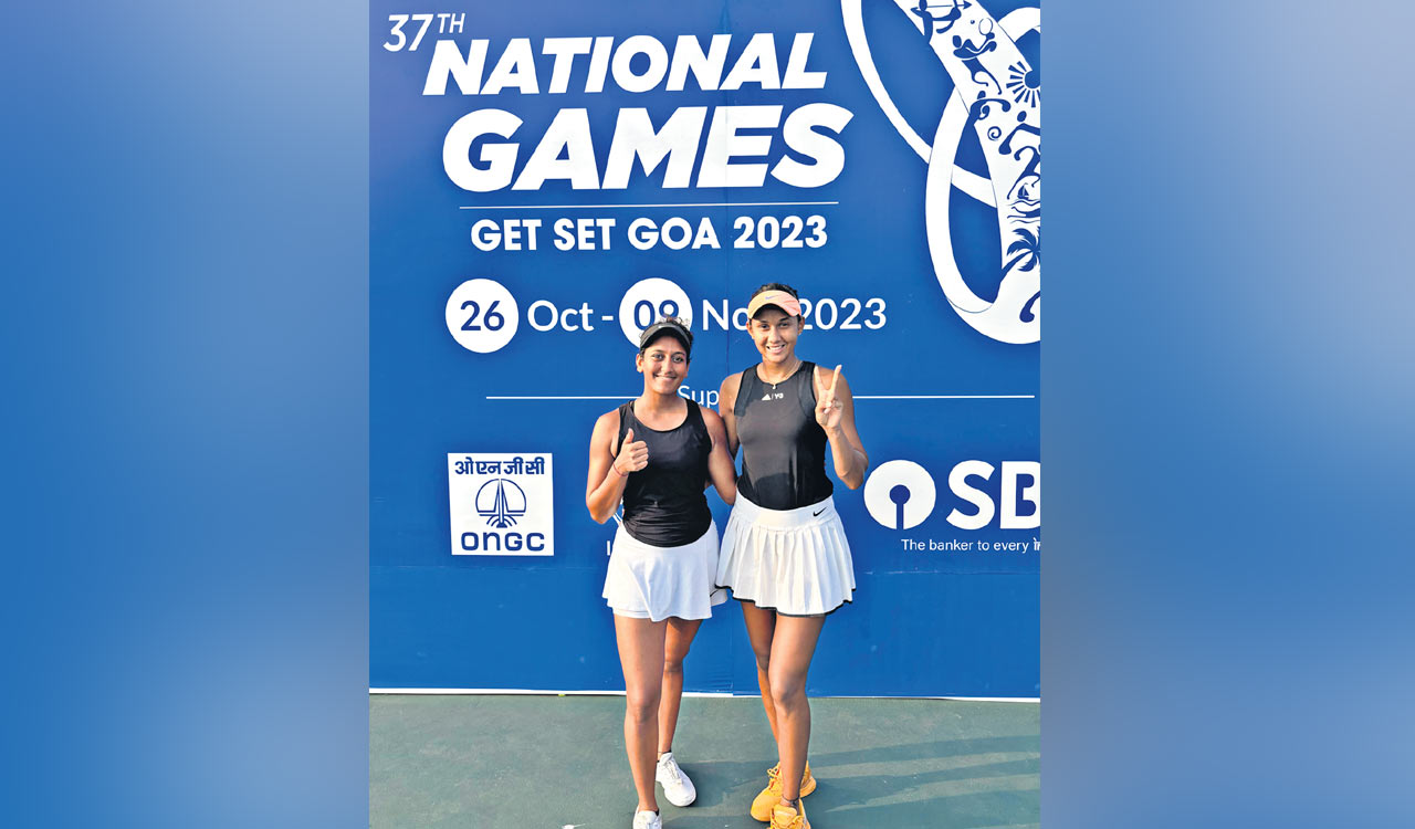 Rashmika-Shravya pair reaches final of 37th National Games