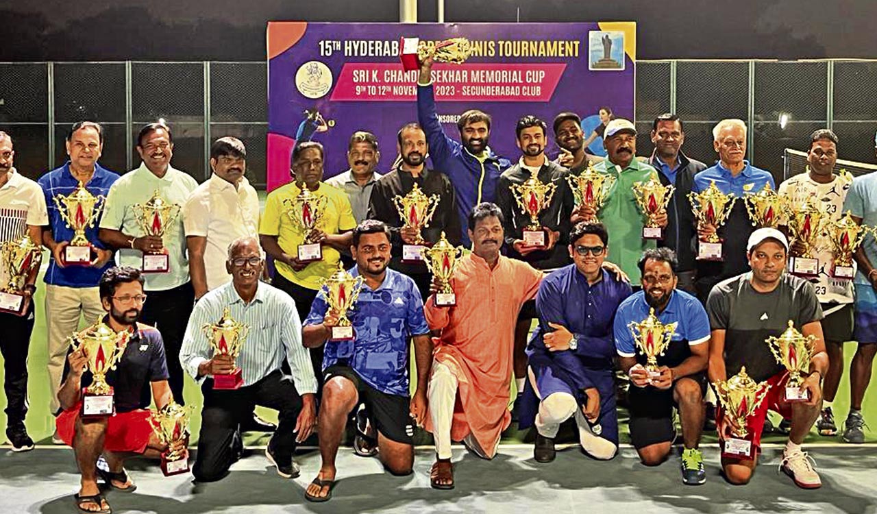 Double delight for Ankaih at Hyderabad Open Tennis Tournament