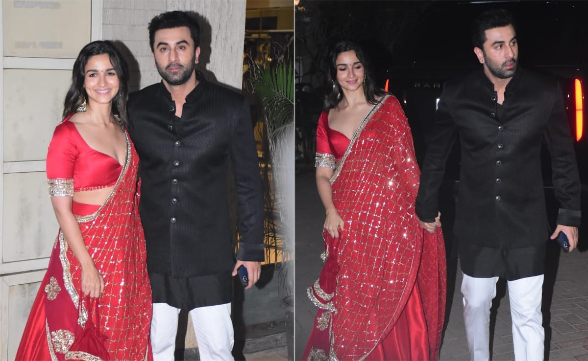 Alia-Ranbir, Dressed In Their Festive Best, At Kareena-Saif's Diwali Party