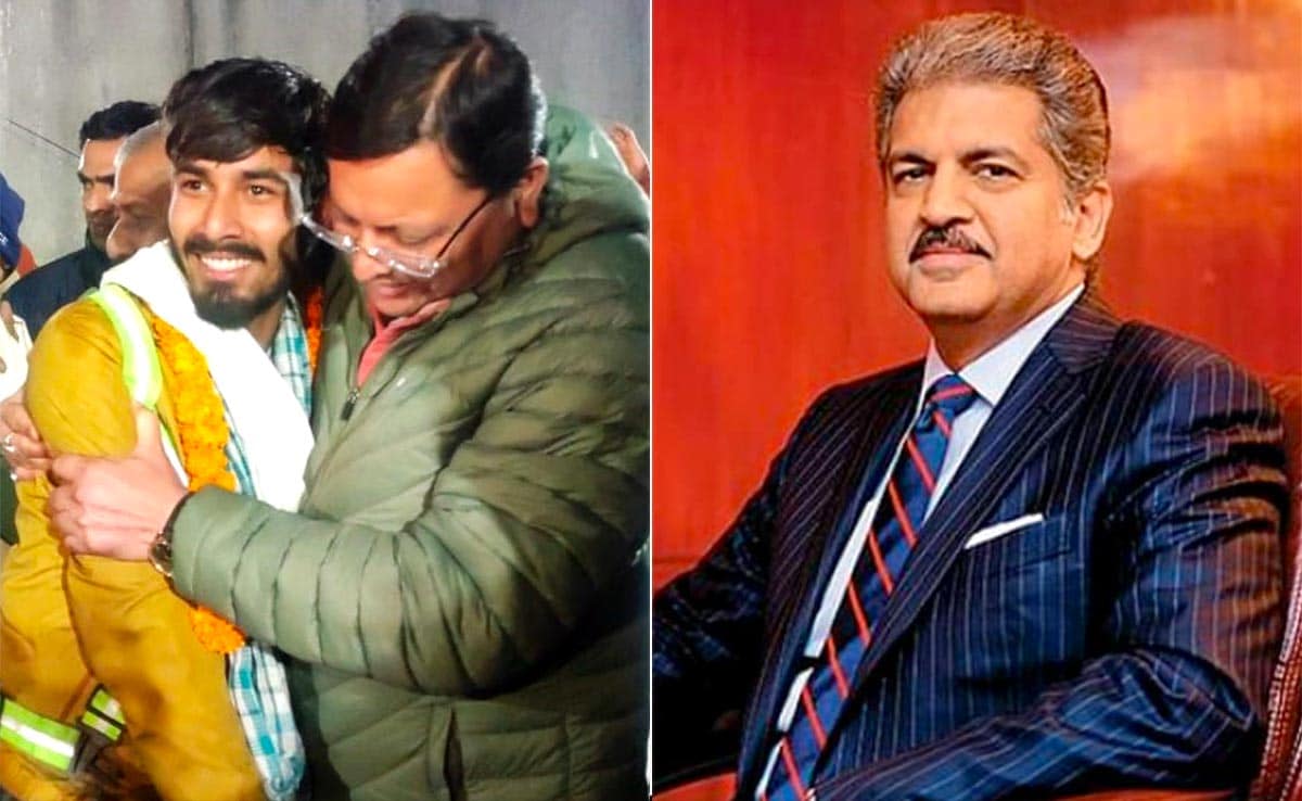 "No Tunnel Is…": Anand Mahindra As 41 Men Rescued From Uttarakhand Tunnel