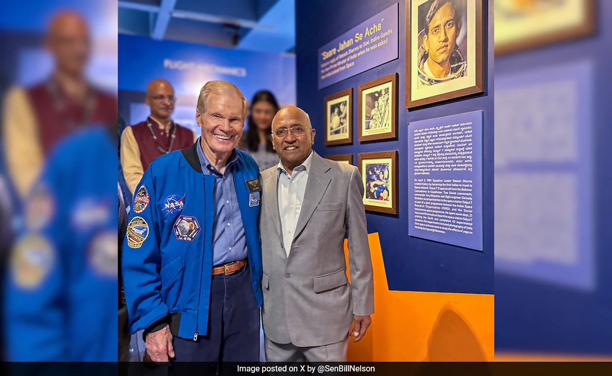 NASA Administrator Meets Rakesh Sharma, The First Indian To Fly To Space